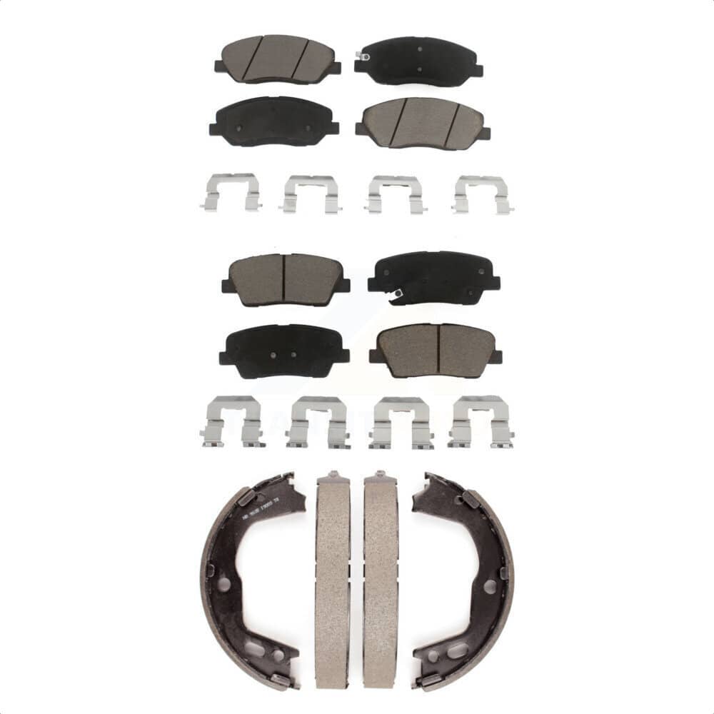 Transit Auto - KCN-100117 - Front and Rear Disc Brake Pad Kits