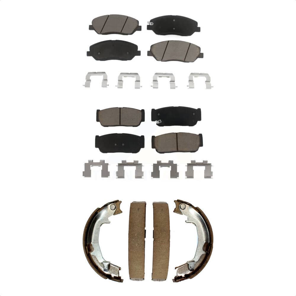 Transit Auto - KCN-100158 - Front and Rear Disc Brake Pad Kits