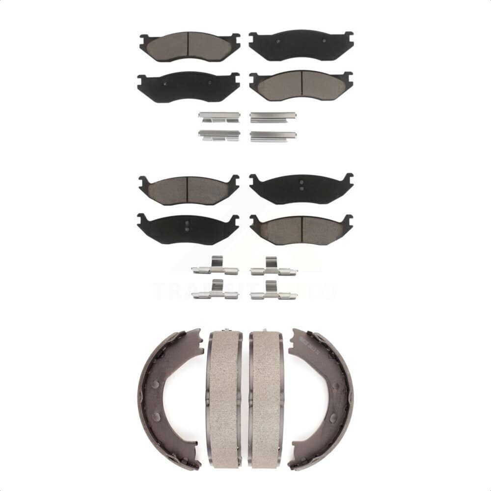 Transit Auto - KCN-100160 - Front and Rear Disc Brake Pad Kits