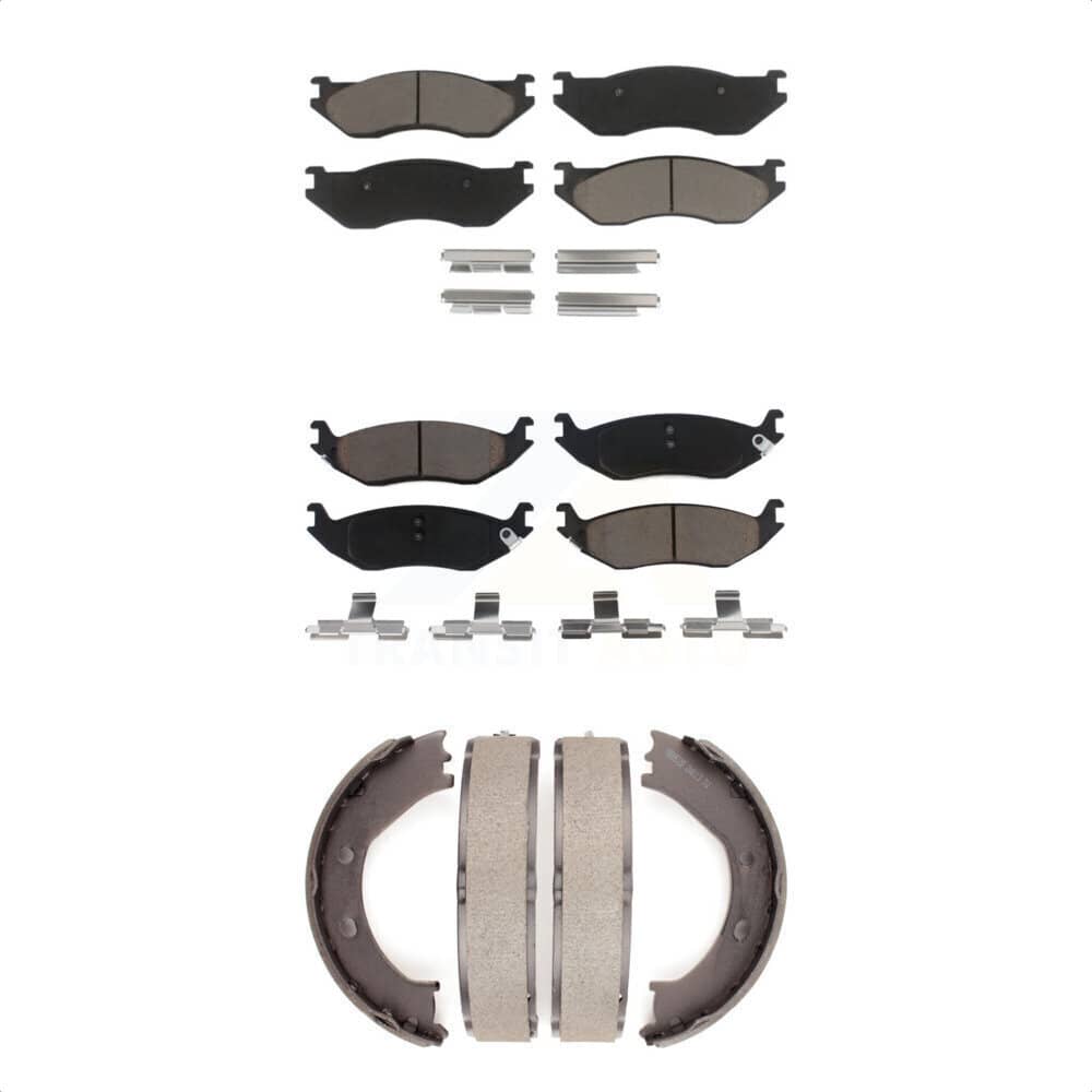 Transit Auto - KCN-100163 - Front and Rear Disc Brake Pad Kits