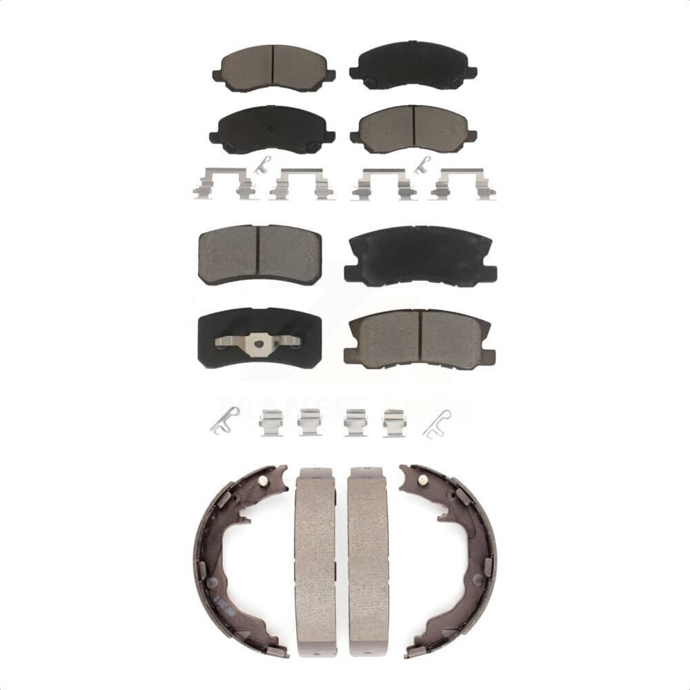 Transit Auto - KCN-100170 - Front and Rear Disc Brake Pad Kits