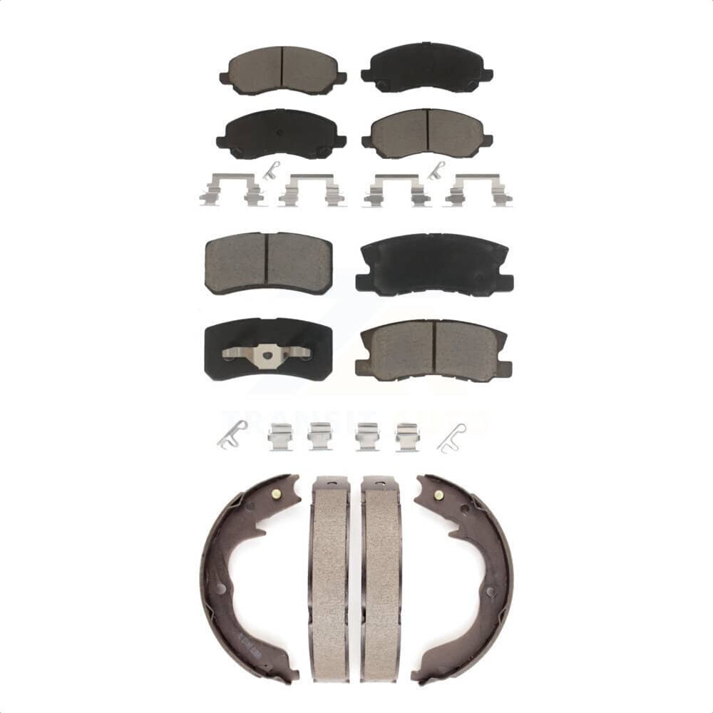 Transit Auto - KCN-100174 - Front and Rear Disc Brake Pad Kits