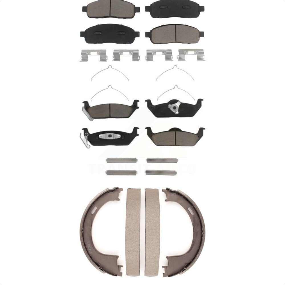 Transit Auto - KCN-100177 - Front and Rear Disc Brake Pad Kits