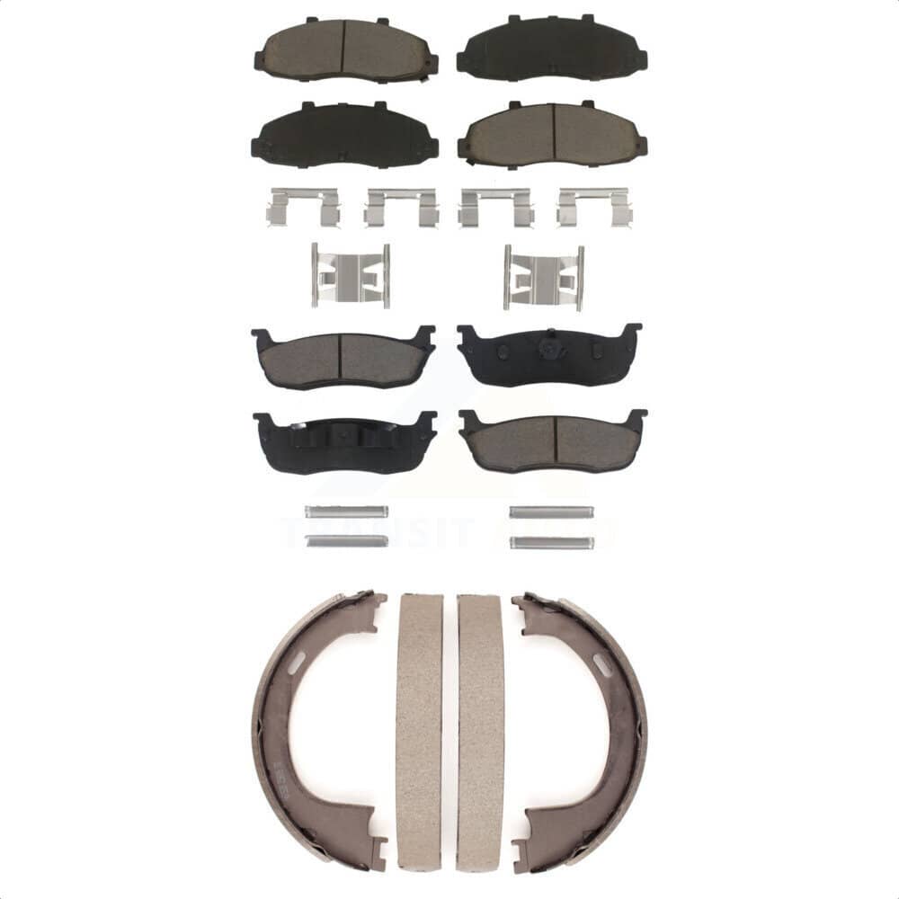 Transit Auto - KCN-100178 - Front and Rear Disc Brake Pad Kits