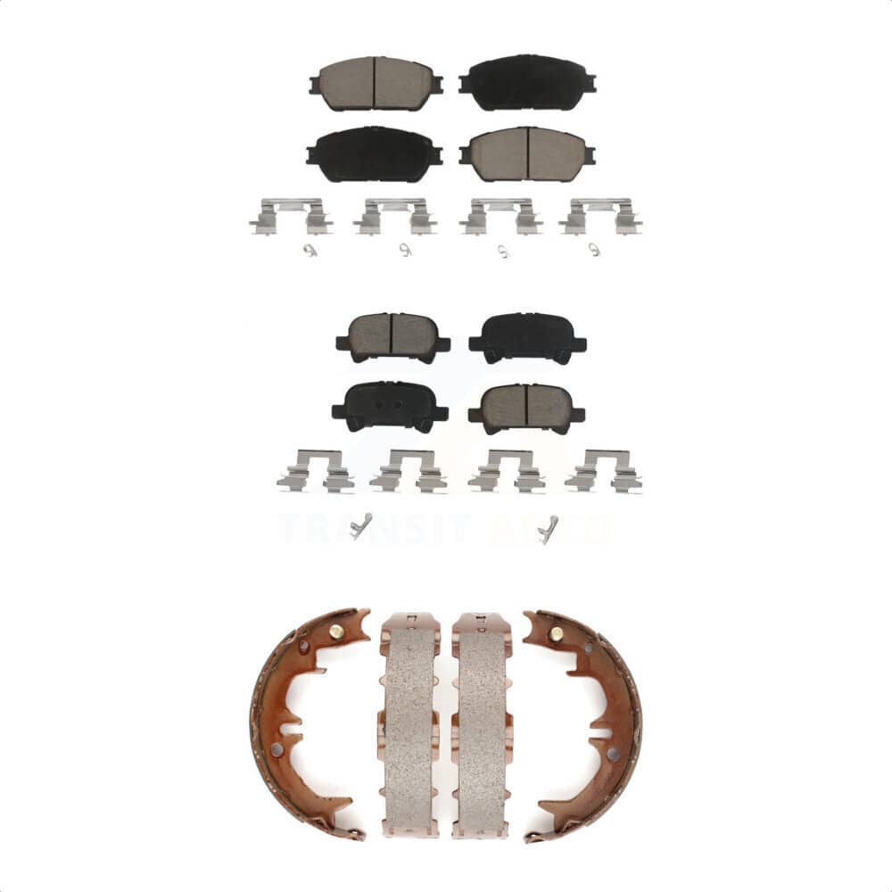 Transit Auto - KCN-100184 - Front and Rear Disc Brake Pad Kits