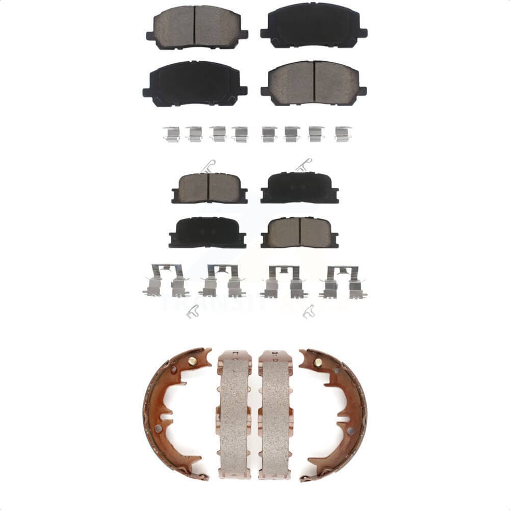 Transit Auto - KCN-100187 - Front and Rear Disc Brake Pad Kits
