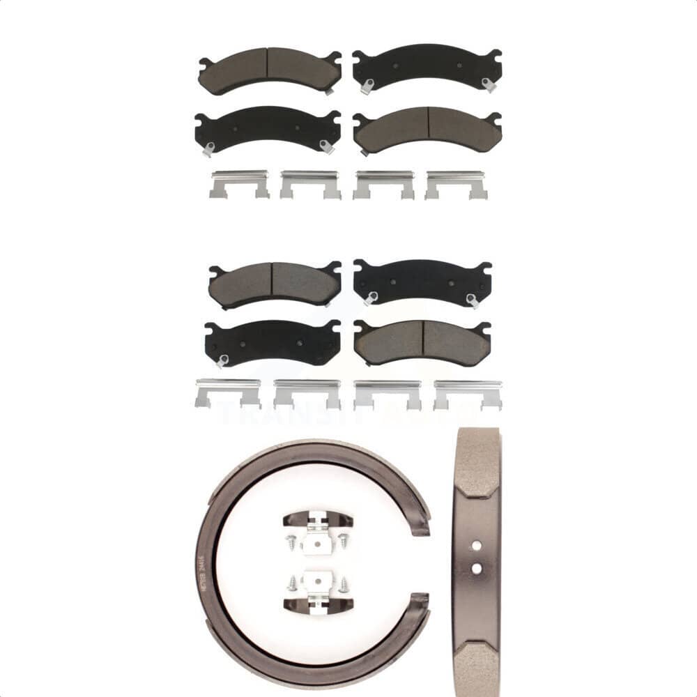 Transit Auto - KCN-100198 - Front and Rear Disc Brake Pad Kits