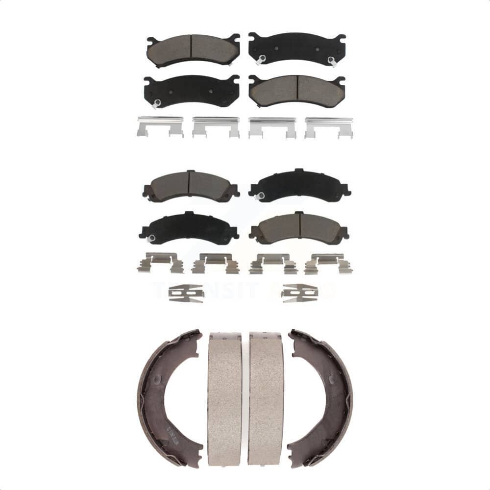 Transit Auto - KCN-100206 - Front and Rear Disc Brake Pad Kits