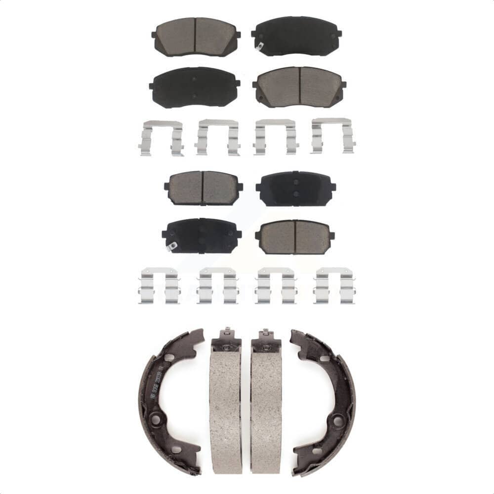 Transit Auto - KCN-100212 - Front and Rear Disc Brake Pad Kits