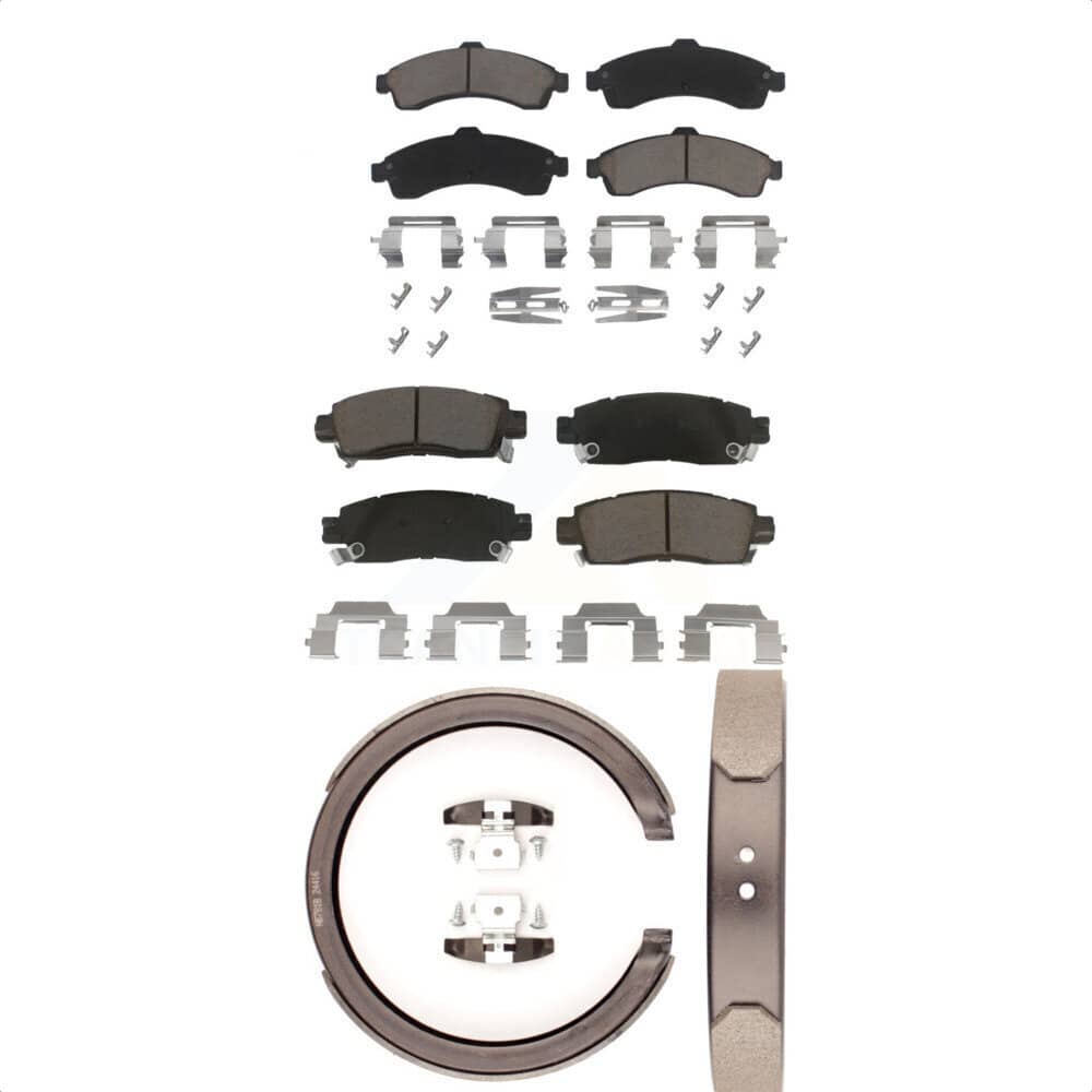 Transit Auto - KCN-100213 - Front and Rear Disc Brake Pad Kits