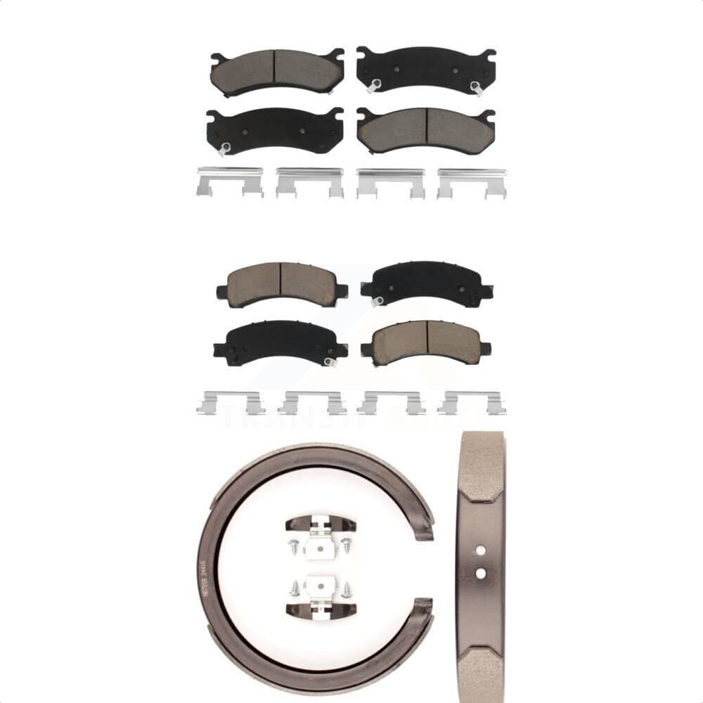 Transit Auto - KCN-100219 - Front and Rear Disc Brake Pad Kits