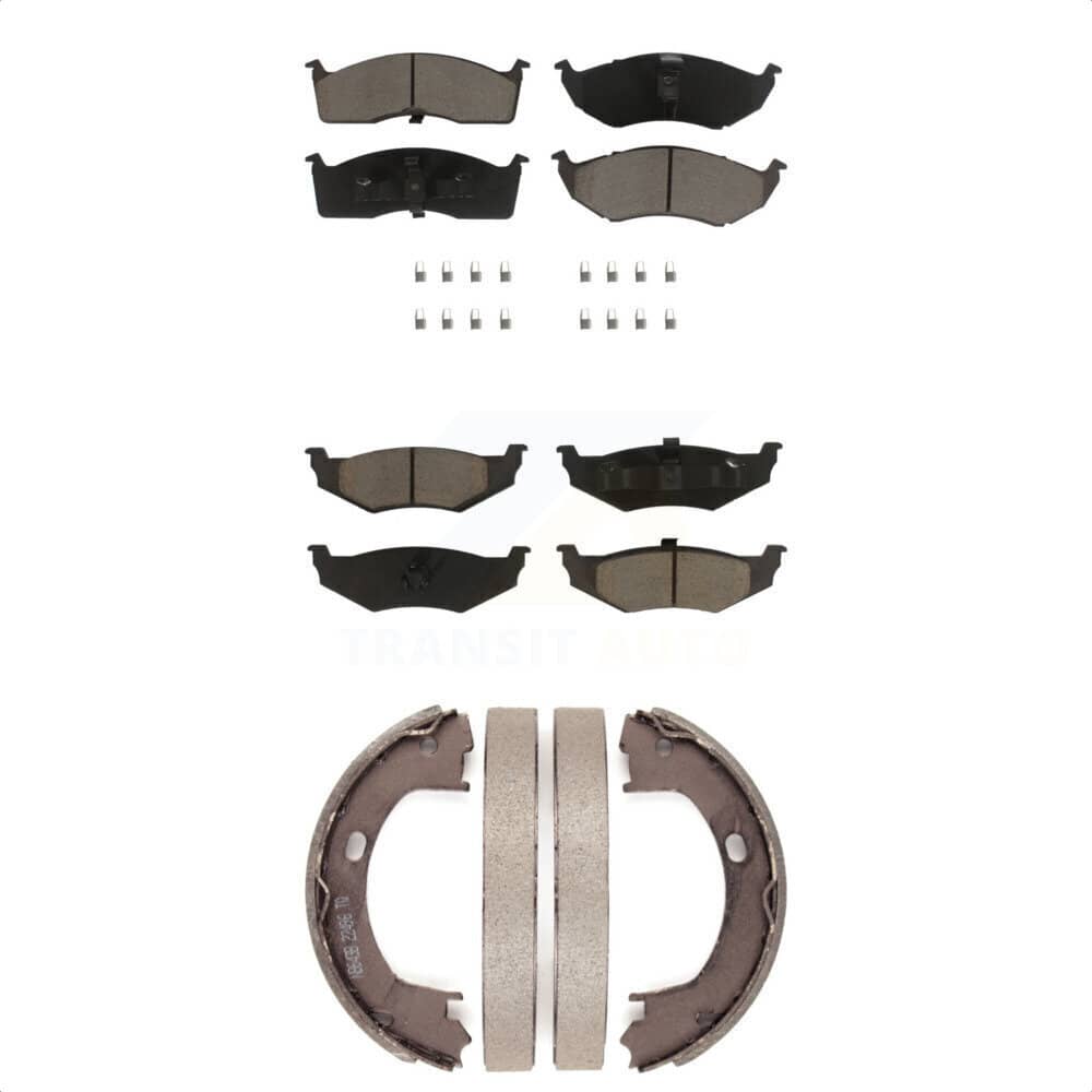 Transit Auto - KCN-100250 - Front and Rear Disc Brake Pad Kits
