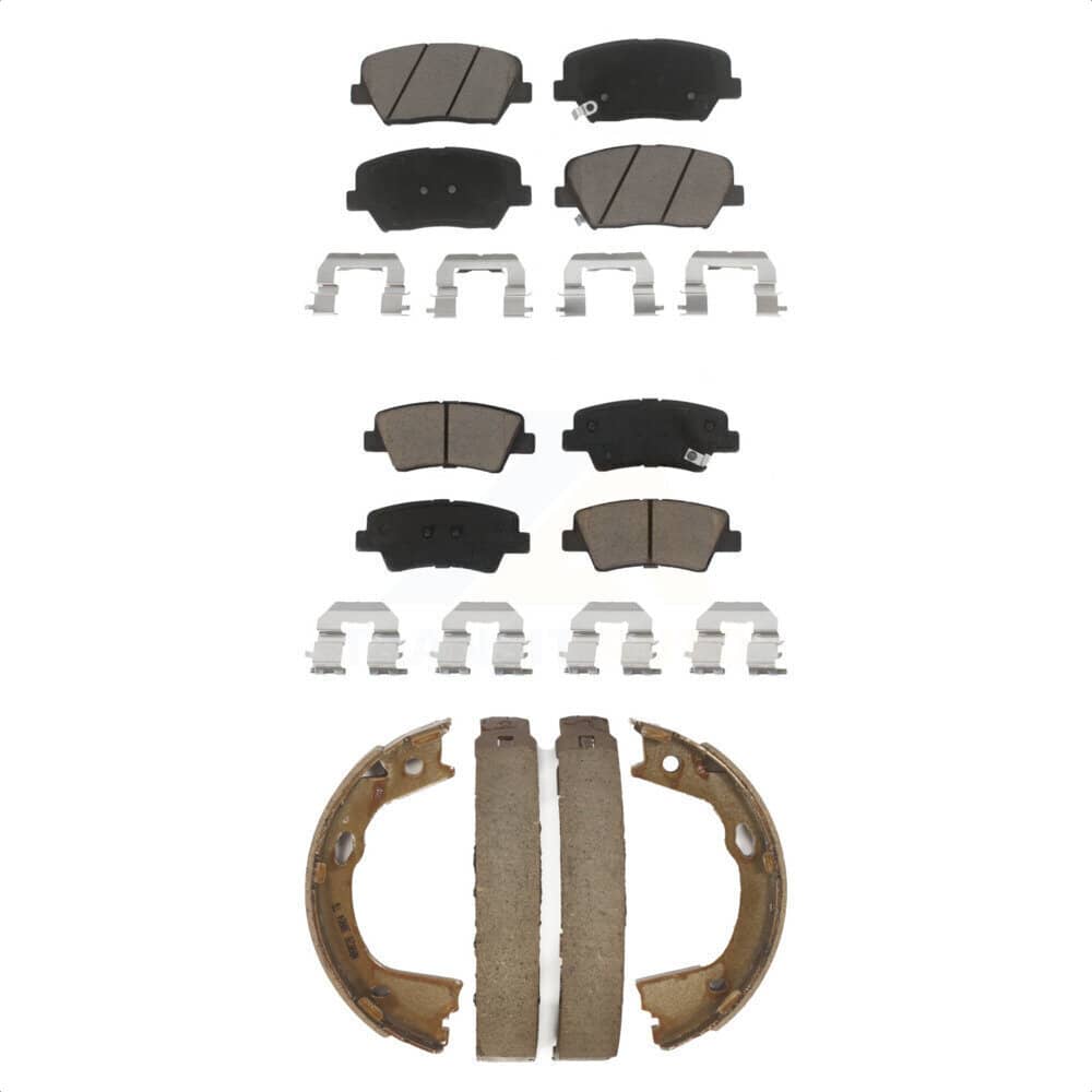 Transit Auto - KCN-100257 - Front and Rear Disc Brake Pad Kits