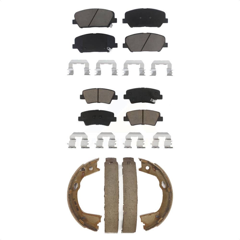 Transit Auto - KCN-100260 - Front and Rear Disc Brake Pad Kits