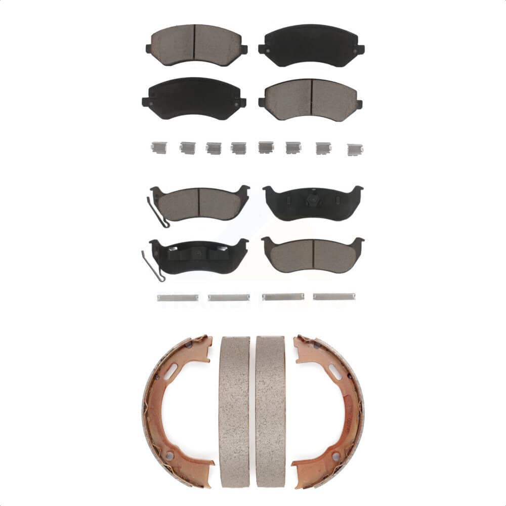 Transit Auto - KCN-100273 - Front and Rear Disc Brake Pad Kits