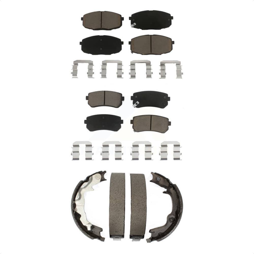 Transit Auto - KCN-100274 - Front and Rear Disc Brake Pad Kits