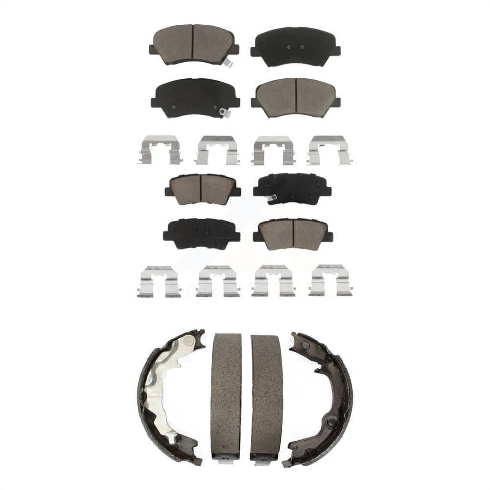 Transit Auto - KCN-100275 - Front and Rear Disc Brake Pad Kits