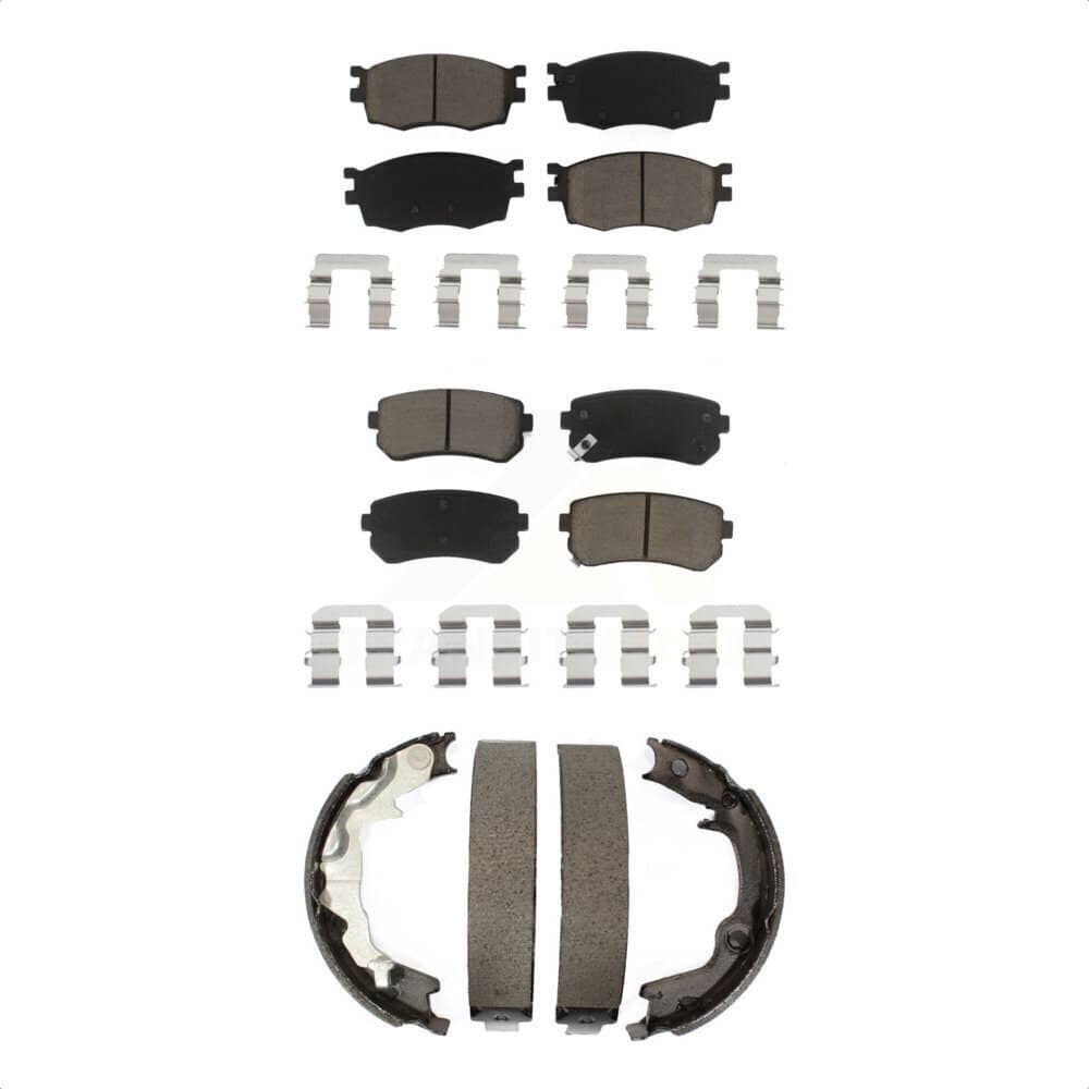 Transit Auto - KCN-100278 - Front and Rear Disc Brake Pad Kits