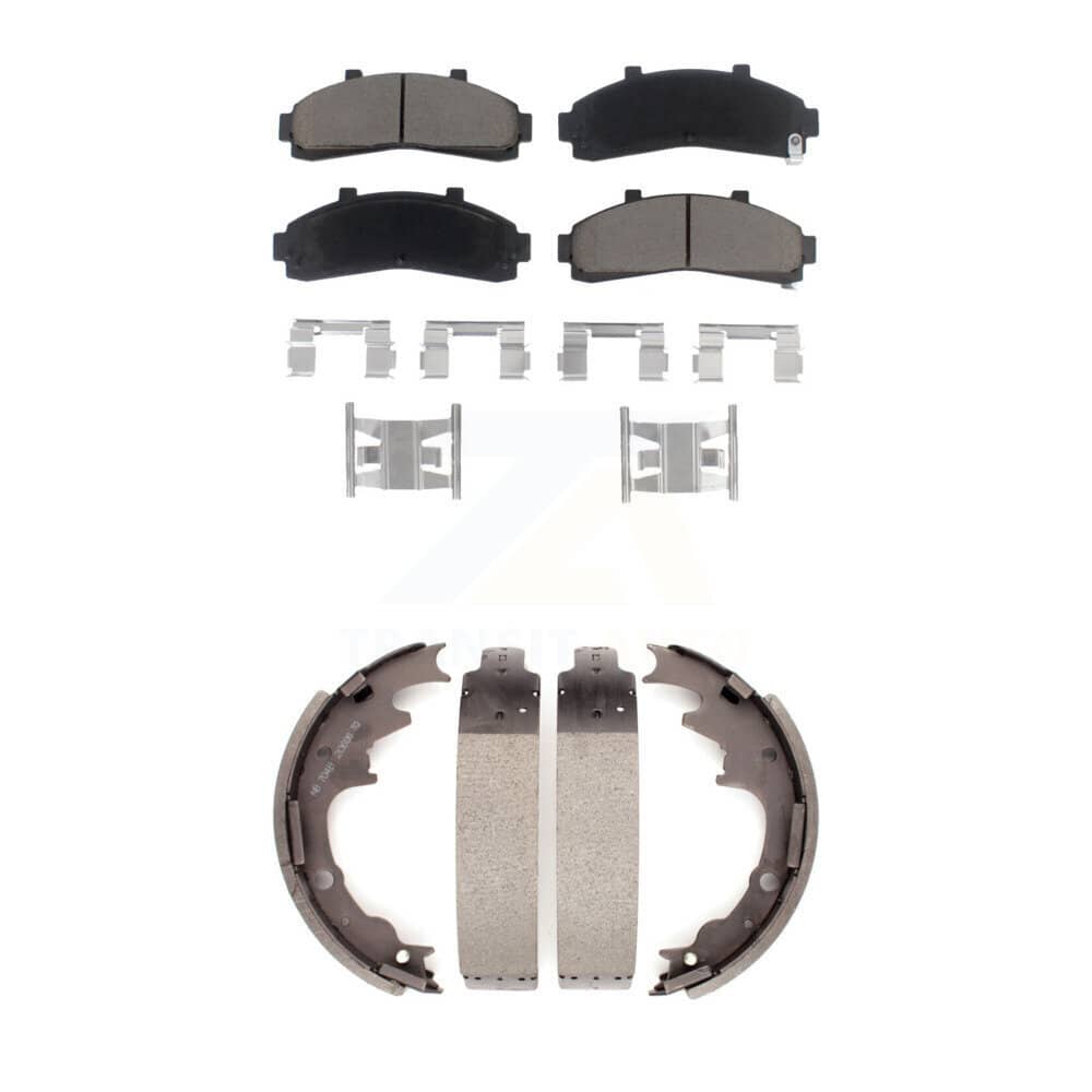 Transit Auto - KCN-100325 - Front and Rear Disc Brake Pad Kits