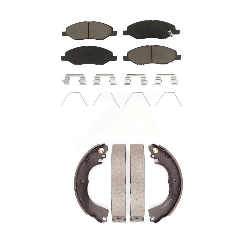 Transit Auto - KCN-100349 - Front and Rear Disc Brake Pad Kits