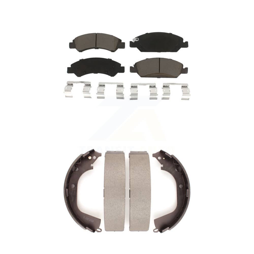 Transit Auto - KCN-100381 - Front and Rear Disc Brake Pad Kits