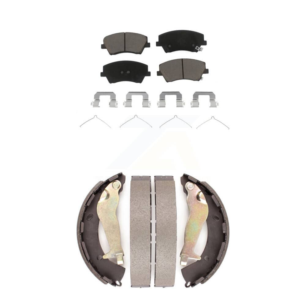 Transit Auto - KCN-100393 - Front and Rear Disc Brake Pad Kits
