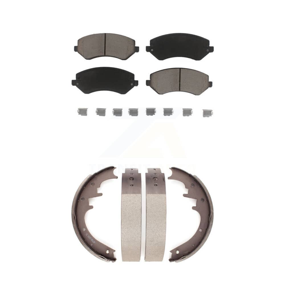 Transit Auto - KCN-100422 - Front and Rear Disc Brake Pad Kits