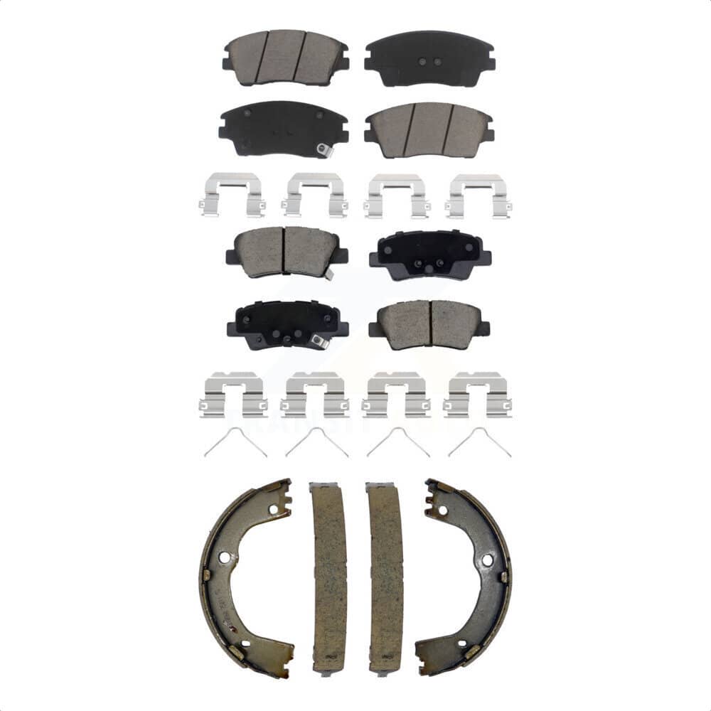 Transit Auto - KCN-100780 - Front and Rear Disc Brake Pad Kits