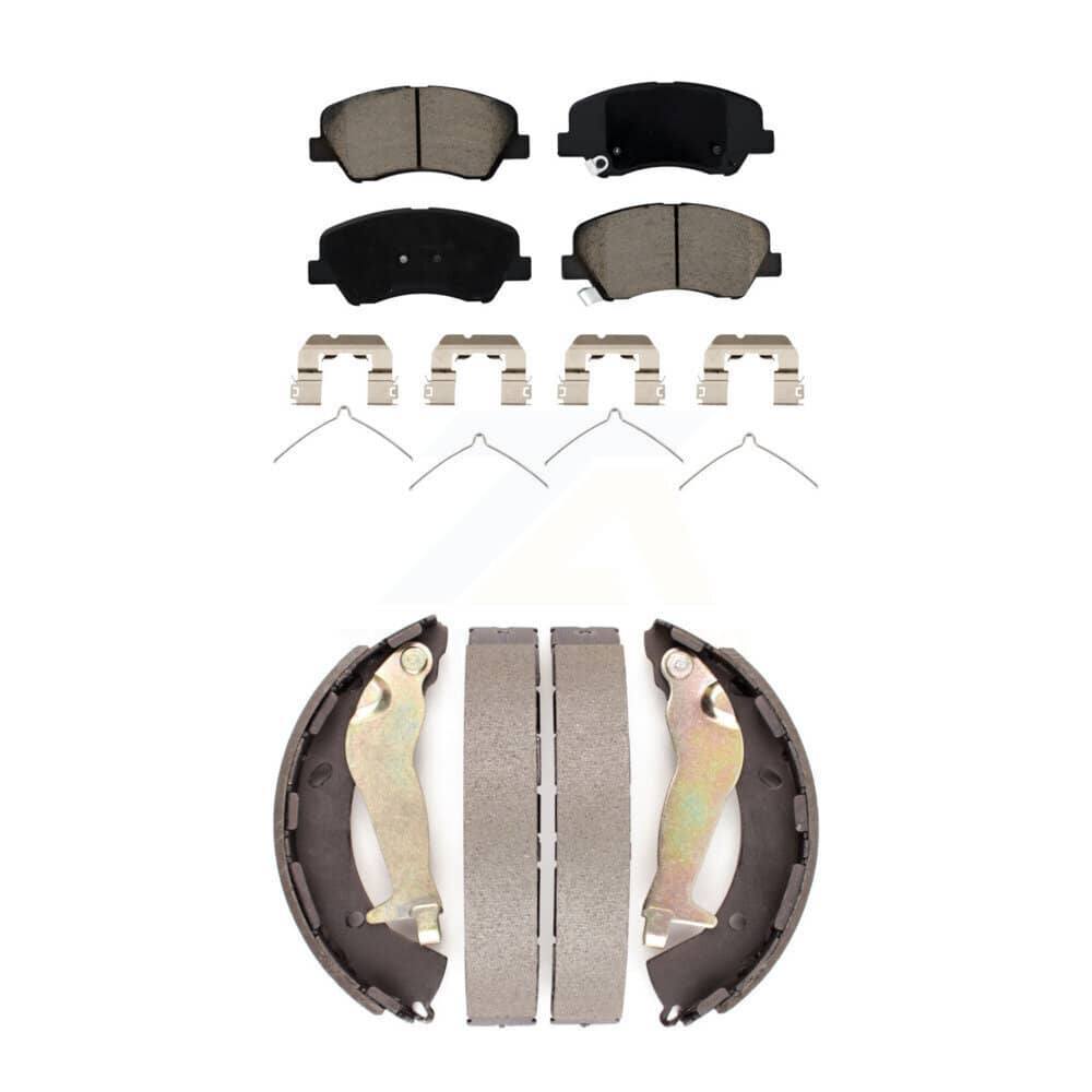 Transit Auto - KCN-100801 - Front and Rear Disc Brake Pad Kits