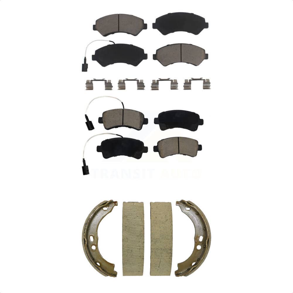 Transit Auto - KCN-100804 - Front and Rear Disc Brake Pad Kits