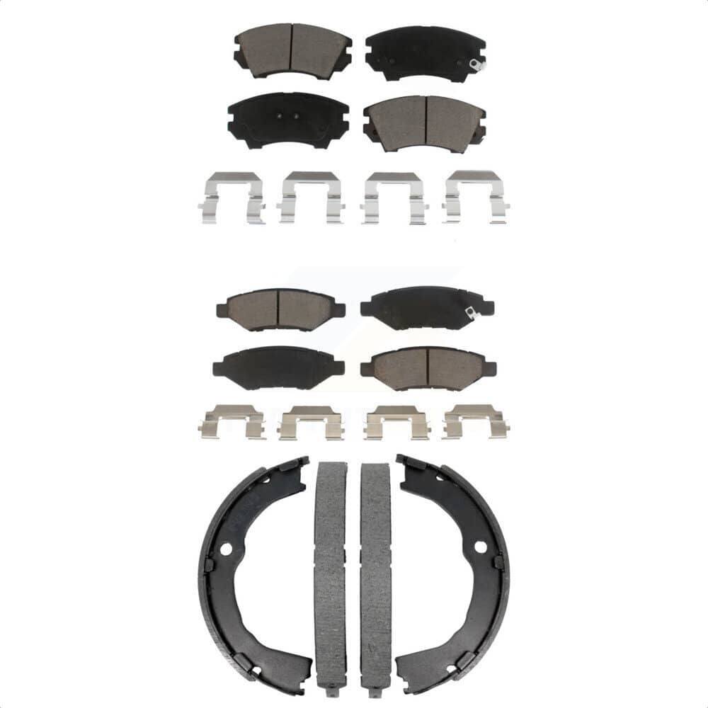 Transit Auto - KCN-100813 - Front and Rear Disc Brake Pad Kits