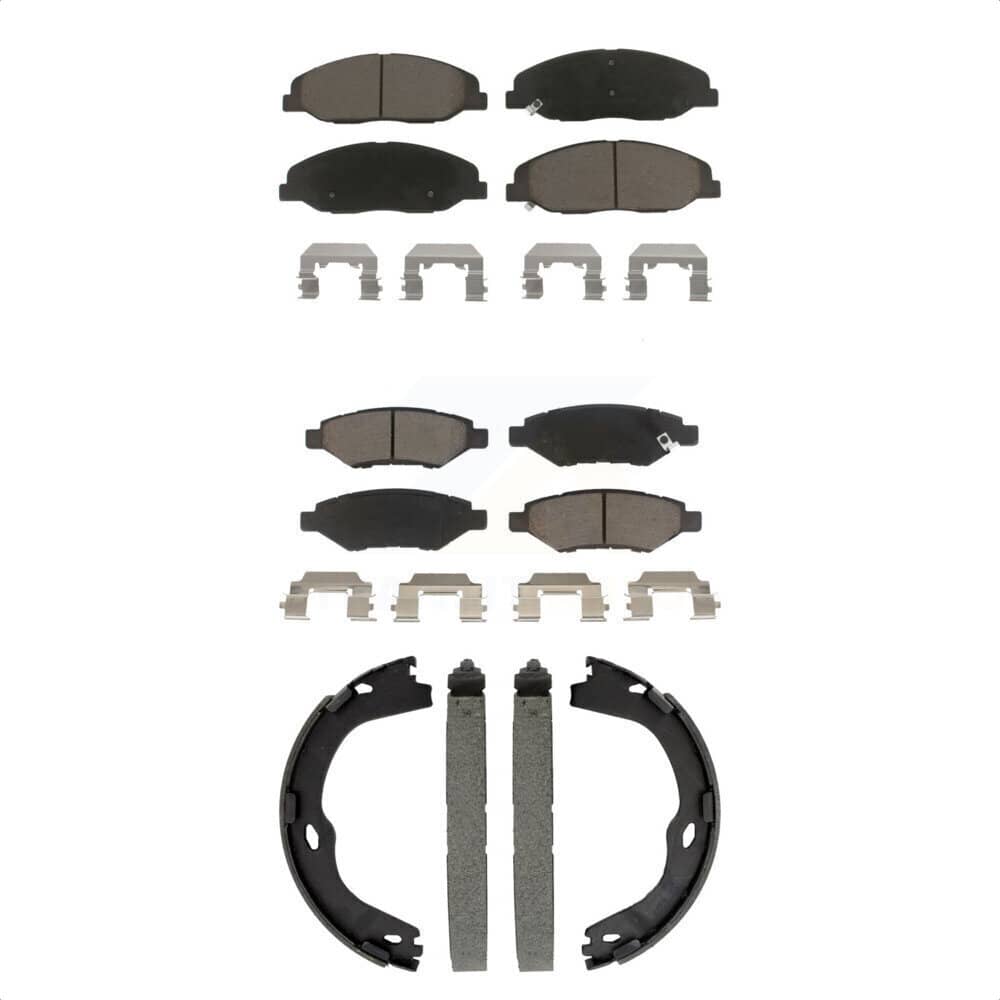 Transit Auto - KCN-100815 - Front and Rear Disc Brake Pad Kits