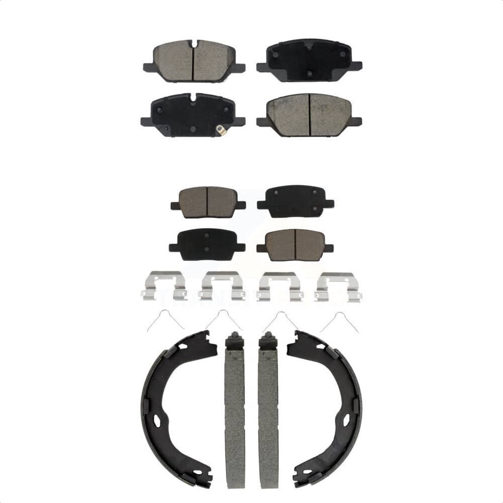 Transit Auto - KCN-100829 - Front and Rear Disc Brake Pad Kits