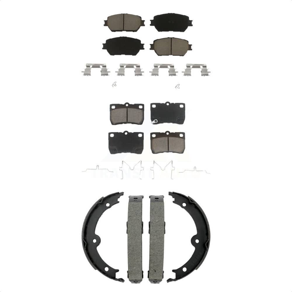 Transit Auto - KCN-100836 - Front and Rear Disc Brake Pad Kits