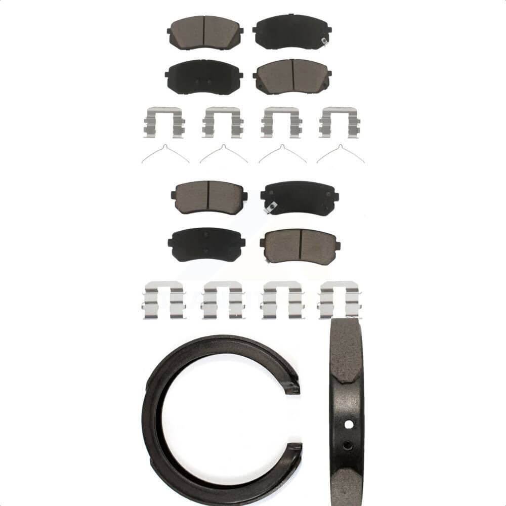 Transit Auto - KCN-100855 - Front and Rear Disc Brake Pad Kits
