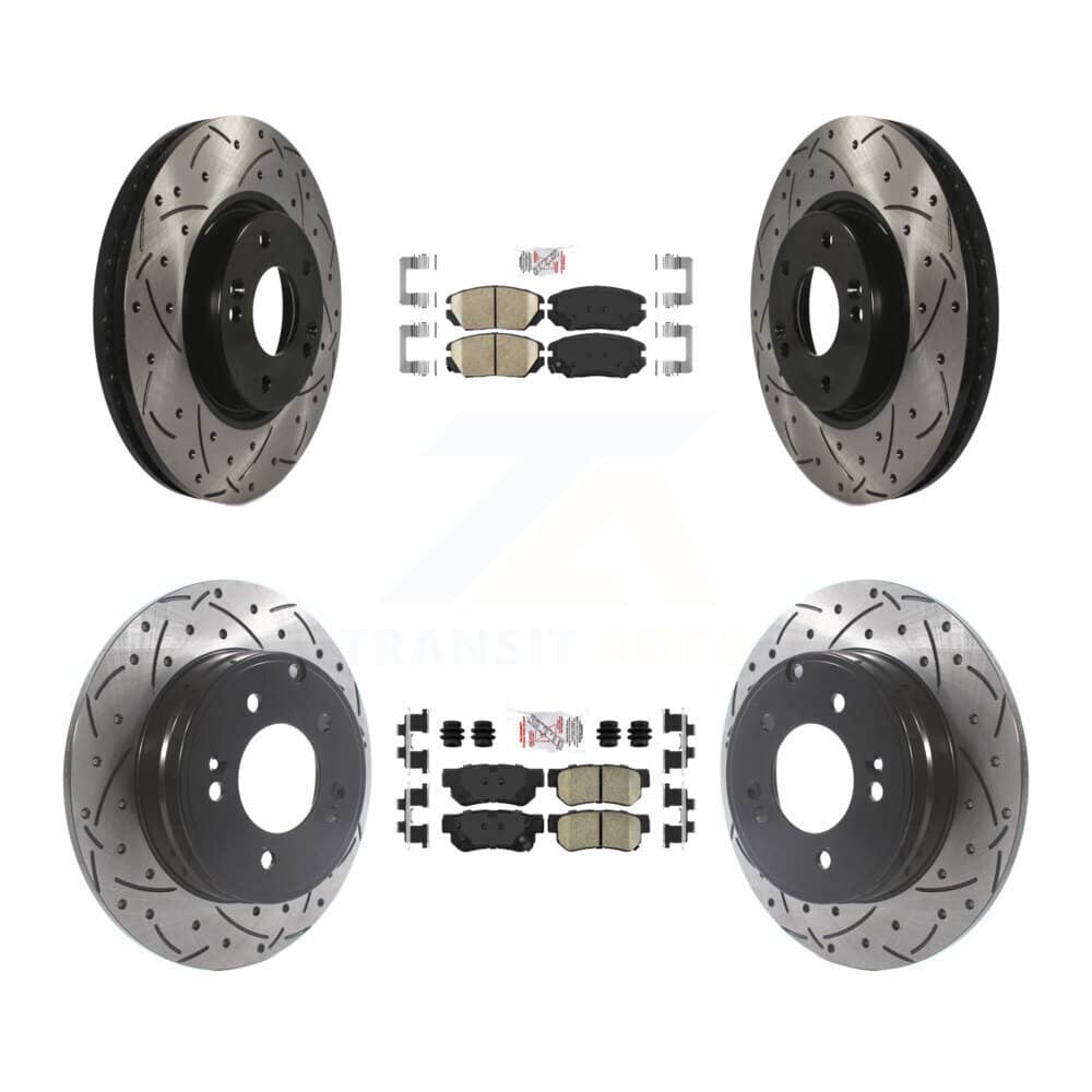 Transit Auto - KDA-101424 - Front and Rear Disc Brake Kits