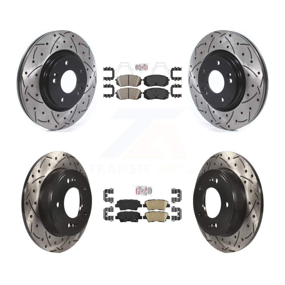 Transit Auto - KDA-101586 - Front and Rear Disc Brake Kits