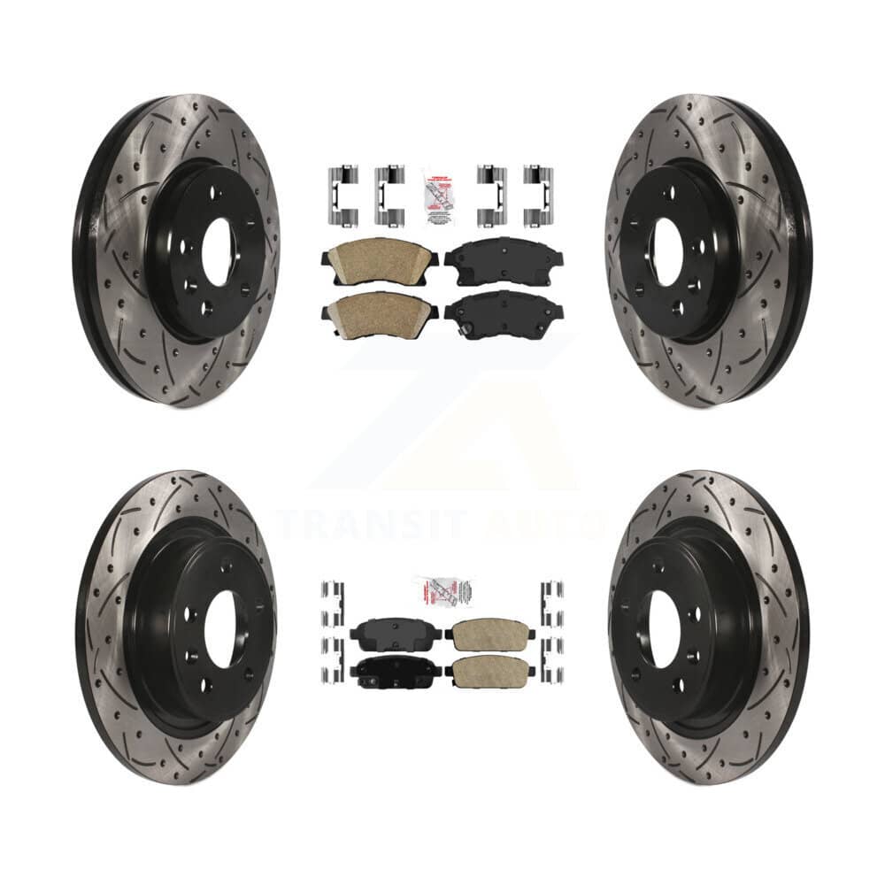 Transit Auto - KDA-101743 - Front and Rear Disc Brake Kits