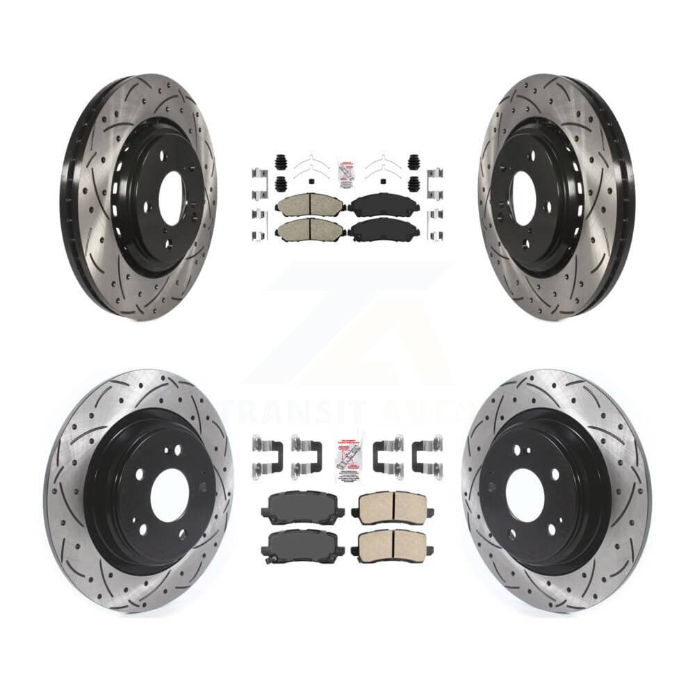 Transit Auto - KDA-101760 - Front and Rear Disc Brake Kits