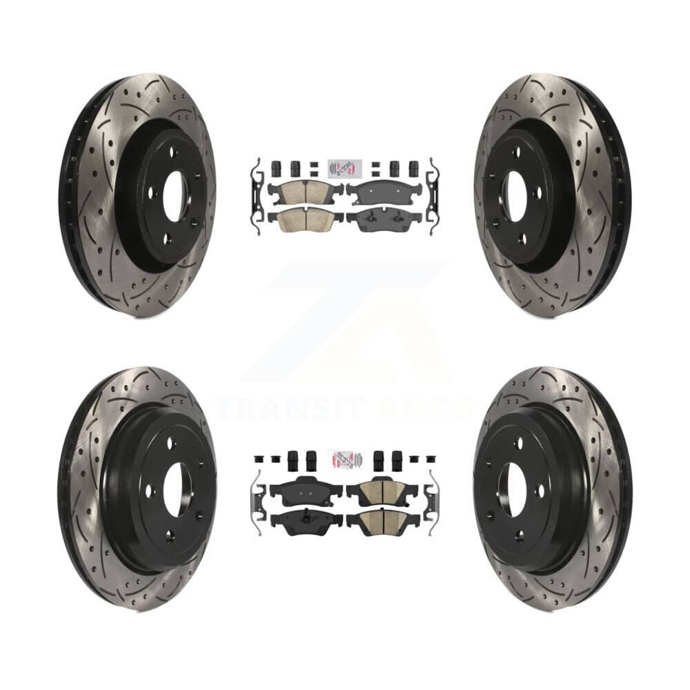 Transit Auto - KDA-101827 - Front and Rear Disc Brake Kits