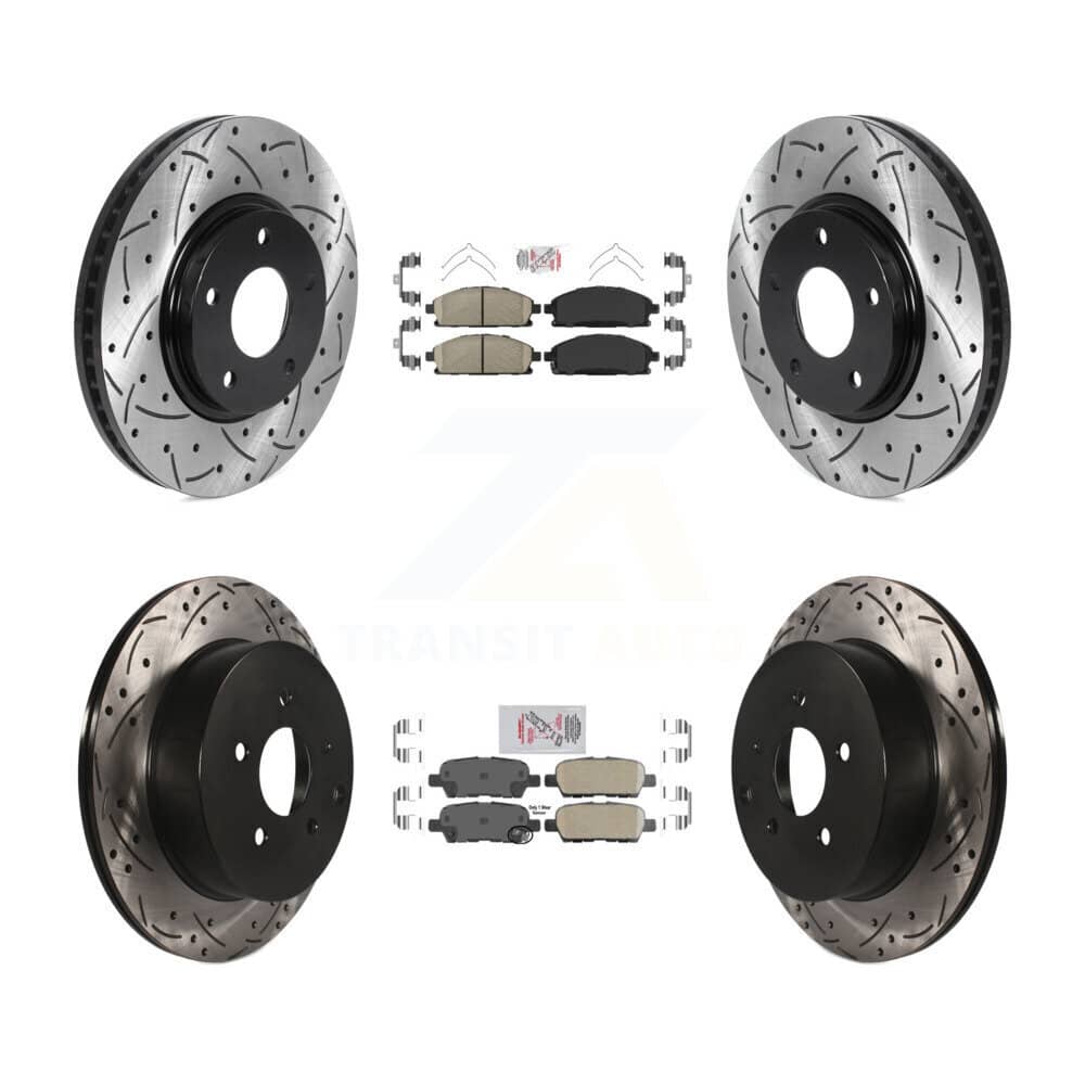 Transit Auto - KDA-101837 - Front and Rear Disc Brake Kits