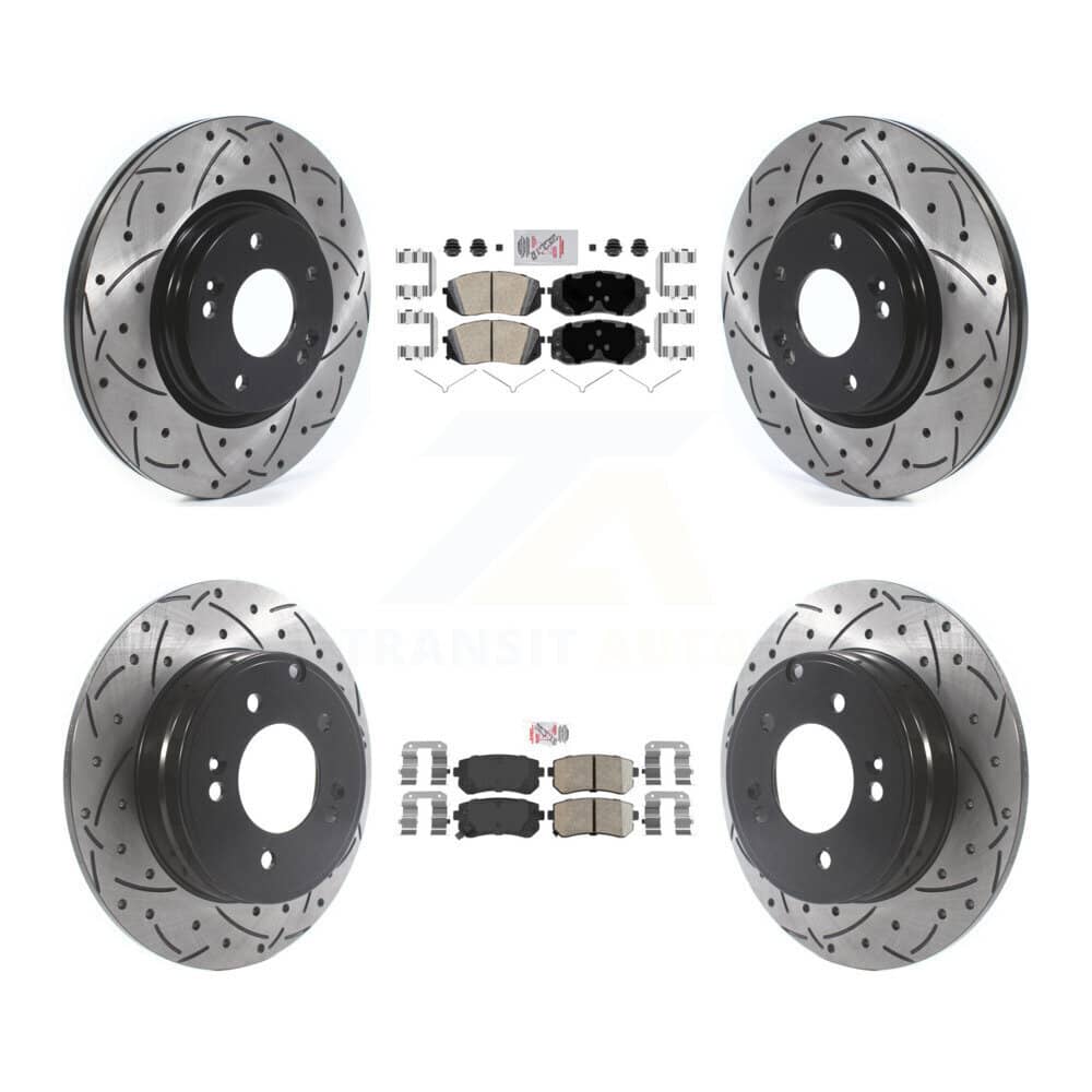 Transit Auto - KDA-102590 - Front and Rear Disc Brake Kits