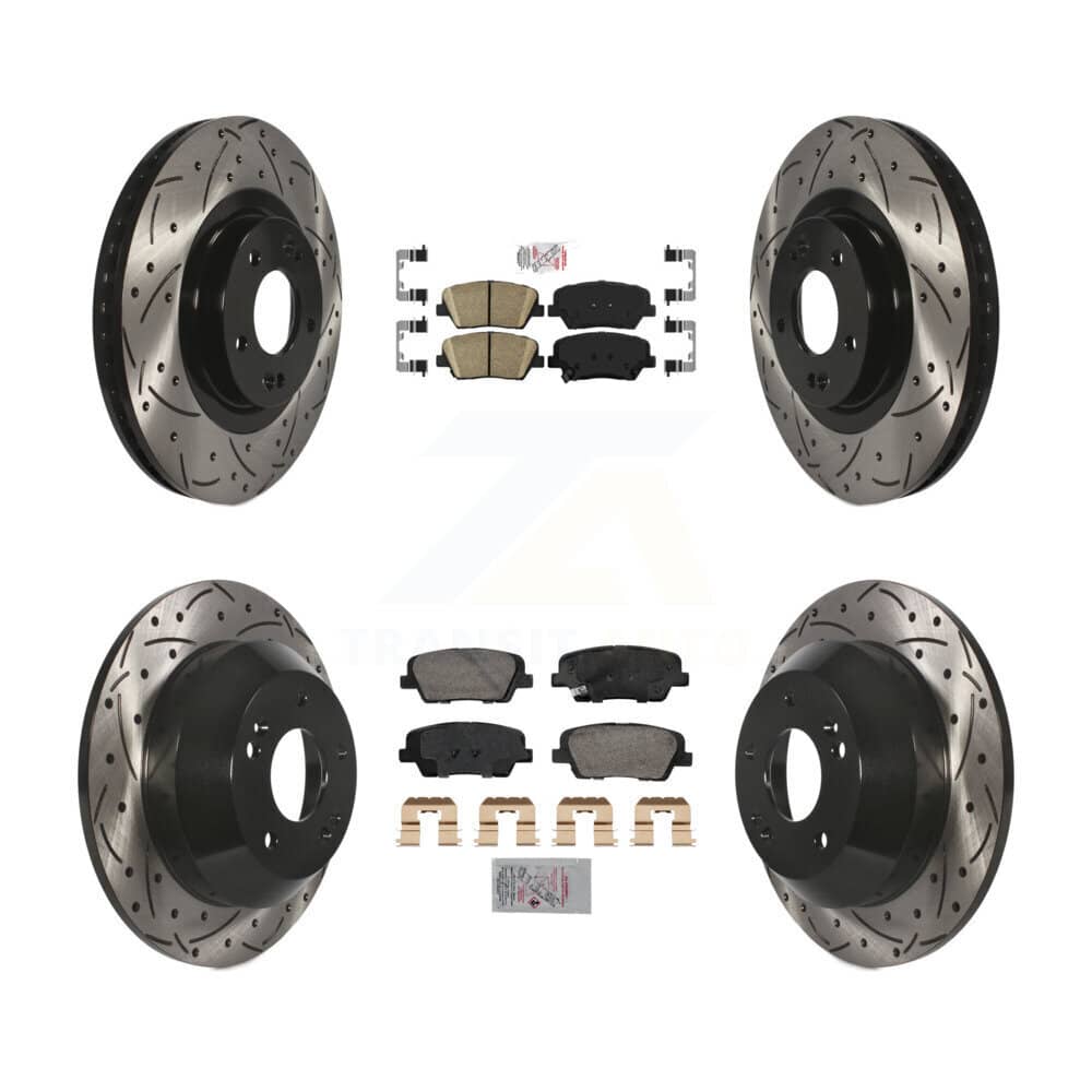 Transit Auto - KDA-102845 - Front and Rear Disc Brake Kits