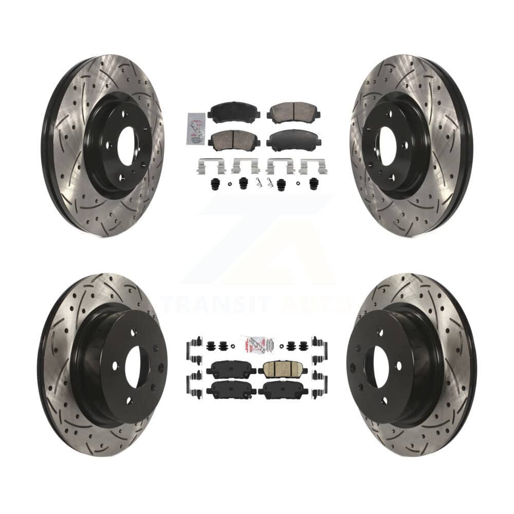 Transit Auto - KDA-103107 - Front and Rear Disc Brake Kits