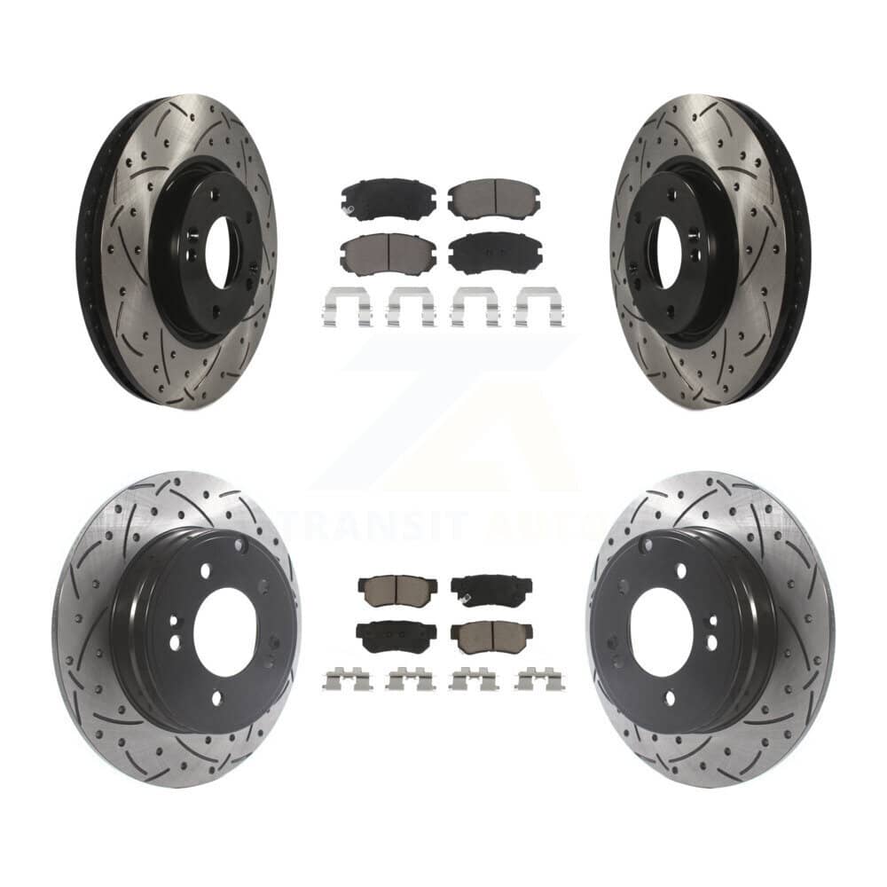 Transit Auto - KDC-100406 - Front and Rear Disc Brake Kits