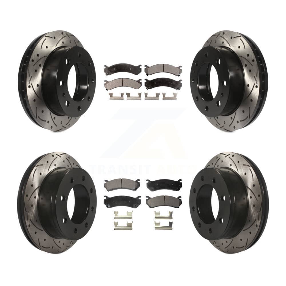 Transit Auto - KDF-100186 - Front and Rear Disc Brake Kits