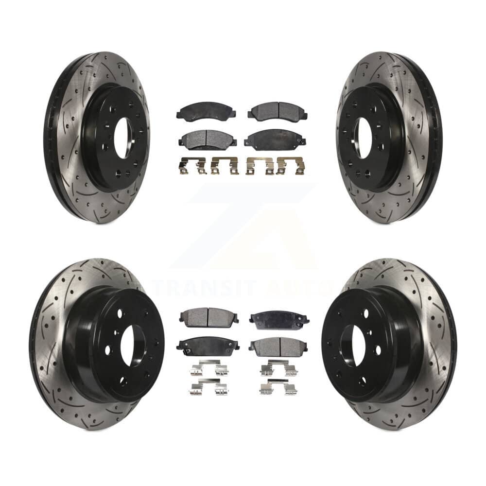 Transit Auto - KDF-100191 - Front and Rear Disc Brake Kits
