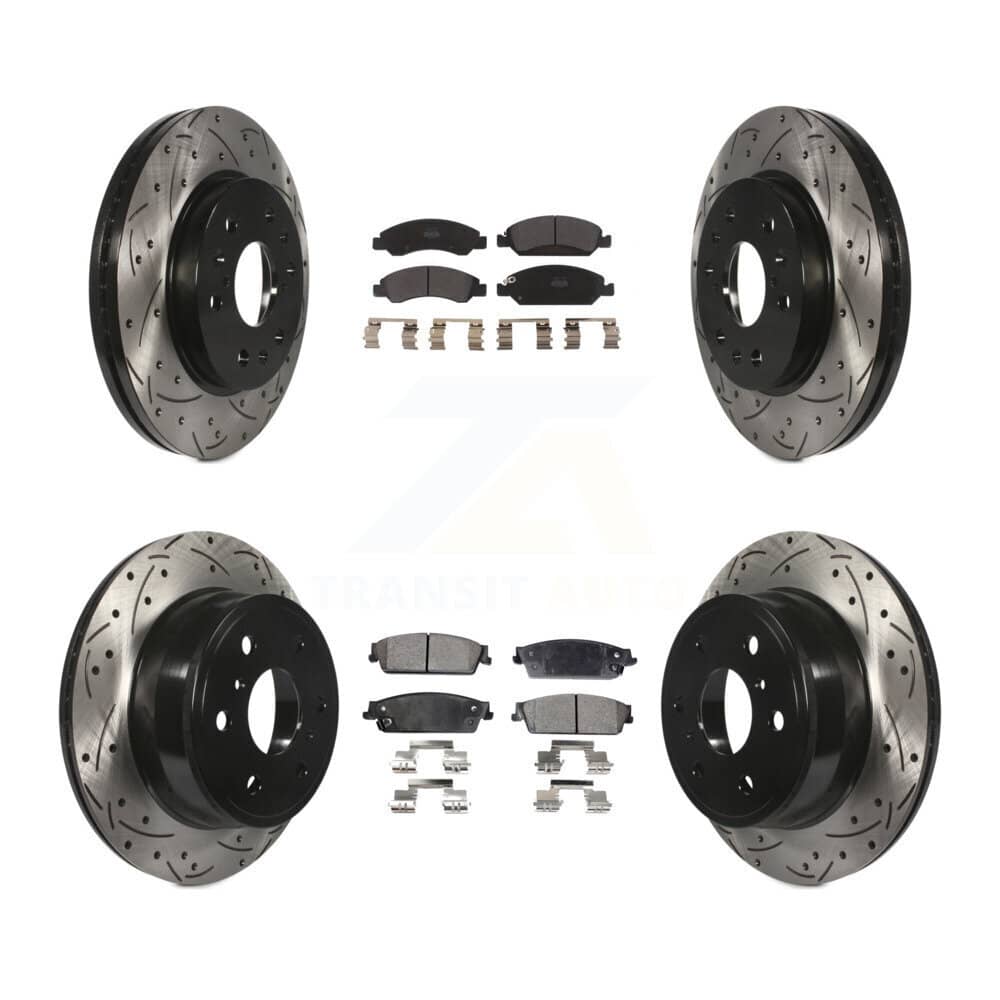 Transit Auto - KDF-100192 - Front and Rear Disc Brake Kits