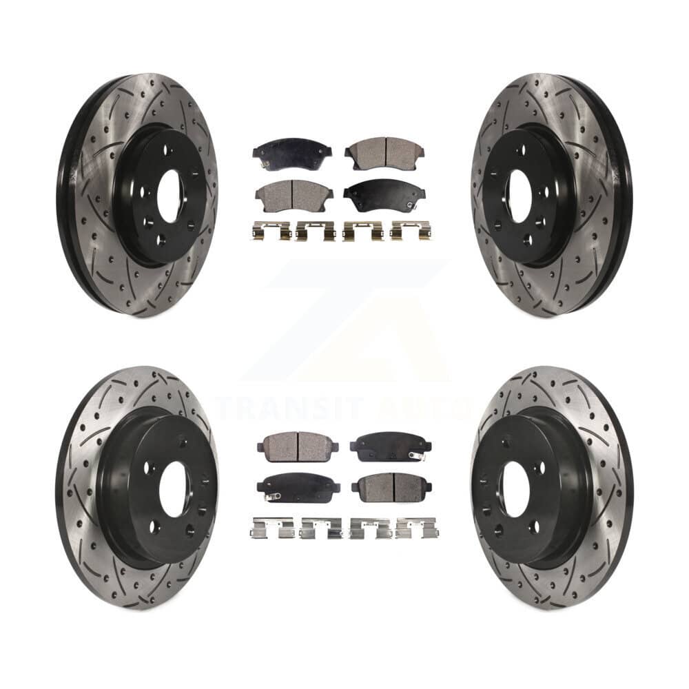 Transit Auto - KDF-100198 - Front and Rear Disc Brake Kits