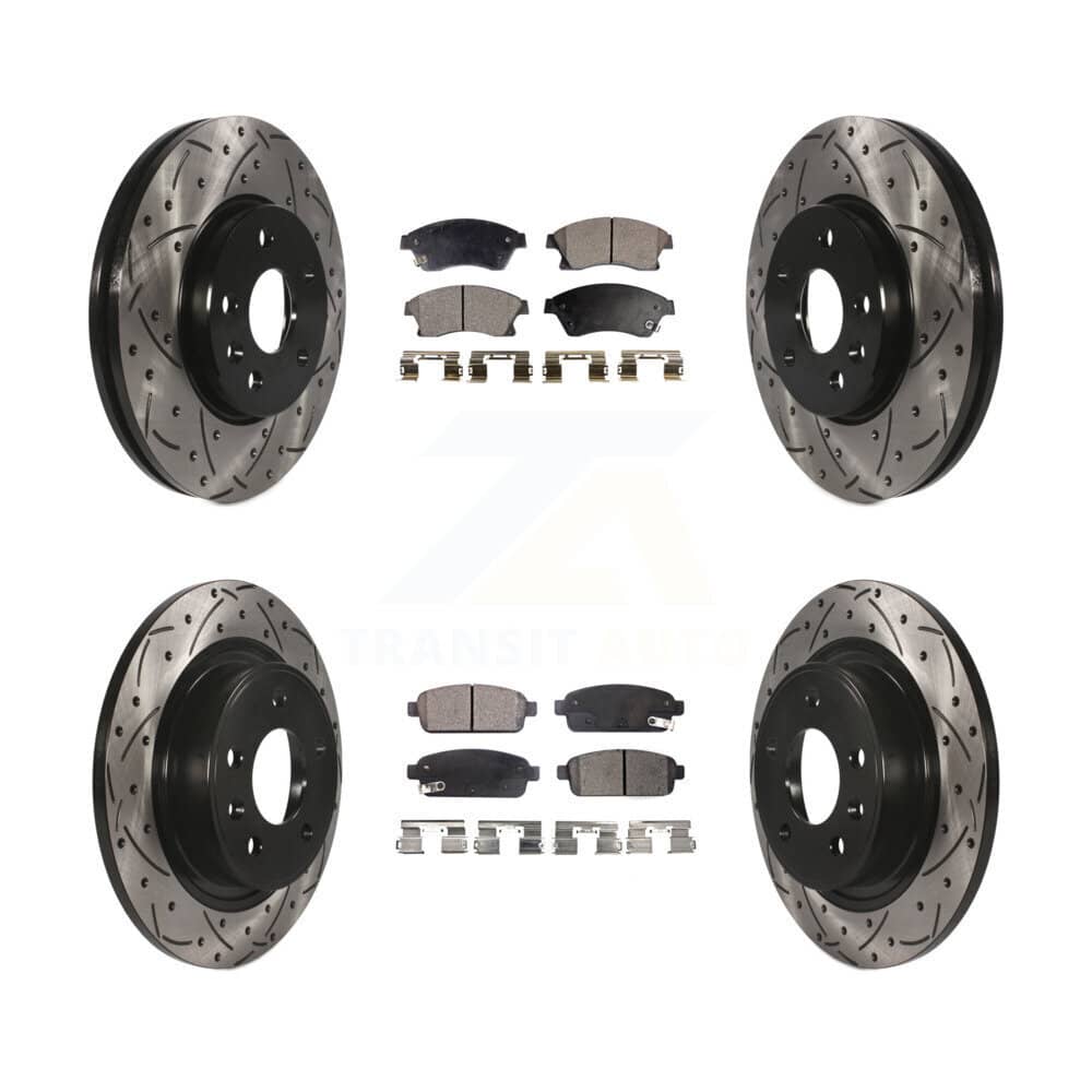 Transit Auto - KDF-100199 - Front and Rear Disc Brake Kits